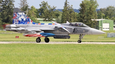 Photo ID 283582 by Milos Ruza. Czech Republic Air Force Saab JAS 39C Gripen, 9242