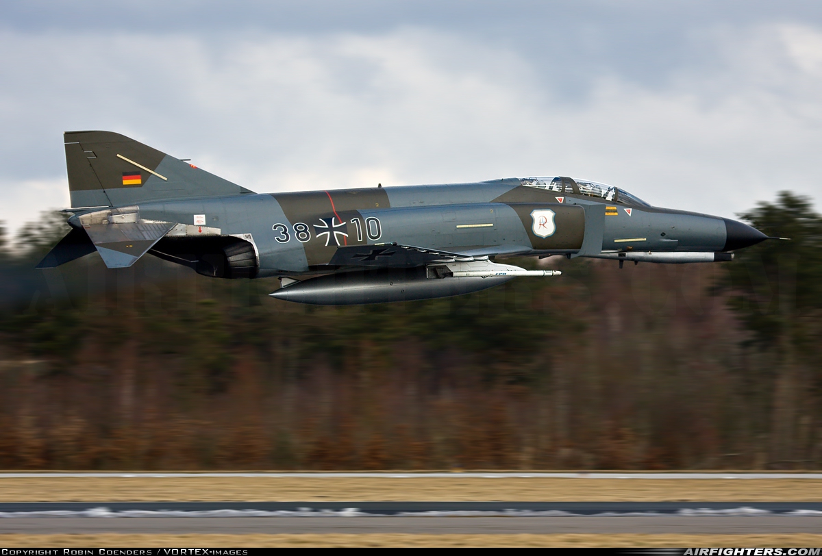 Photo ID 116794 by Robin Coenders / VORTEX-images. Germany Air Force McDonnell Douglas F 4F Phantom II, 38 10