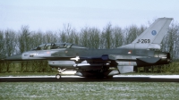 Photo ID 93729 by Joop de Groot. Netherlands Air Force General Dynamics F 16B Fighting Falcon, J 269