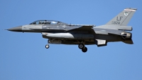 Photo ID 236202 by Richard de Groot. USA Air Force General Dynamics F 16B Fighting Falcon, 93 0828