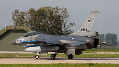Photo ID 90529 by Jan Eenling. Netherlands Air Force General Dynamics F 16AM Fighting Falcon, J 515