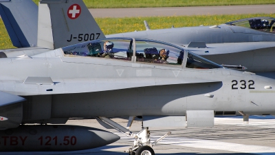 Photo ID 98337 by Daniel Bredner. Switzerland Air Force McDonnell Douglas F A 18D Hornet, J 5232