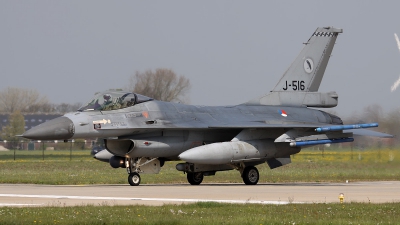 Photo ID 100981 by Mark Broekhans. Netherlands Air Force General Dynamics F 16AM Fighting Falcon, J 516