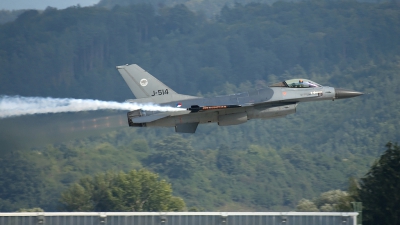 Photo ID 127485 by Jörg Pfeifer. Netherlands Air Force General Dynamics F 16AM Fighting Falcon, J 514