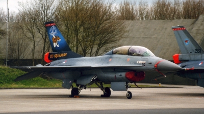 Photo ID 139880 by Jan Eenling. Netherlands Air Force General Dynamics F 16B Fighting Falcon, J 265