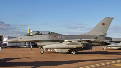 Photo ID 147174 by Chris Albutt. Denmark Air Force General Dynamics F 16BM Fighting Falcon, ET 614