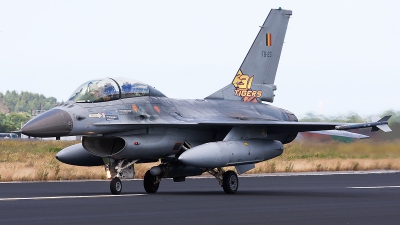 Photo ID 155188 by Walter Van Bel. Belgium Air Force General Dynamics F 16BM Fighting Falcon, FB 23