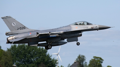 Photo ID 158522 by Jan Eenling. Netherlands Air Force General Dynamics F 16AM Fighting Falcon, J 020