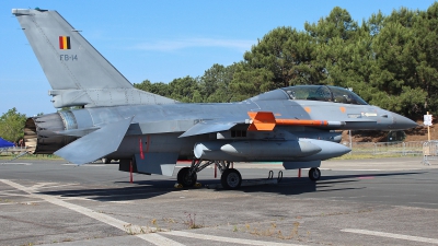 Photo ID 158825 by Ruben Galindo. Belgium Air Force General Dynamics F 16BM Fighting Falcon, FB 14