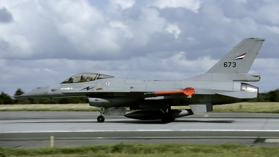 Photo ID 160036 by Joop de Groot. Norway Air Force General Dynamics F 16A Fighting Falcon, 673