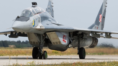Photo ID 172763 by Alex van Noye. Poland Air Force Mikoyan Gurevich MiG 29UB 9 51, 42