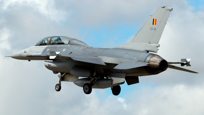 Photo ID 177269 by Carl Brent. Belgium Air Force General Dynamics F 16BM Fighting Falcon, FB 18