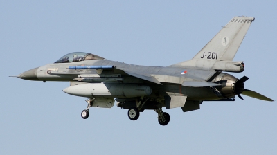 Photo ID 221566 by Arie van Groen. Netherlands Air Force General Dynamics F 16AM Fighting Falcon, J 201