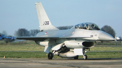 Photo ID 222090 by Arie van Groen. Netherlands Air Force General Dynamics F 16B Fighting Falcon, J 266