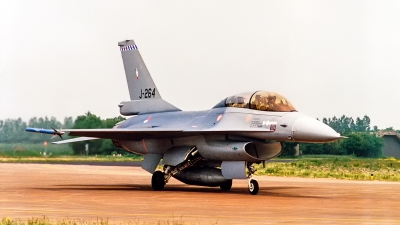 Photo ID 234596 by Jan Eenling. Netherlands Air Force General Dynamics F 16B Fighting Falcon, J 264