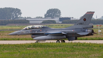 Photo ID 254089 by Frank Kloppenburg. Netherlands Air Force General Dynamics F 16BM Fighting Falcon, J 882