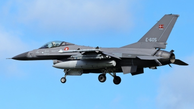 Photo ID 257072 by Rainer Mueller. Denmark Air Force General Dynamics F 16AM Fighting Falcon, E 605