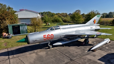 Photo ID 257323 by Frank Deutschland. East Germany Air Force Mikoyan Gurevich MiG 21M, 560