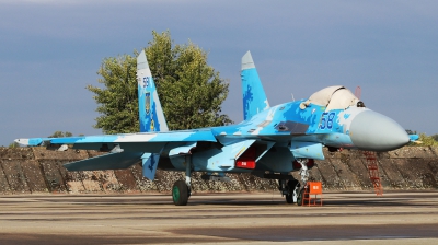 Photo ID 261783 by Milos Ruza. Ukraine Air Force Sukhoi Su 27P1M,  