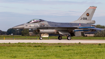 Photo ID 281516 by Jan Eenling. Netherlands Air Force General Dynamics F 16AM Fighting Falcon, J 008