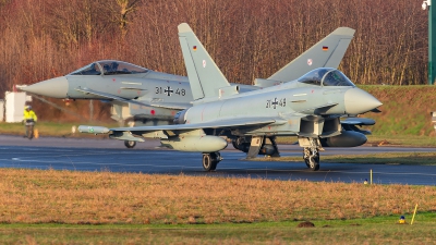 Photo ID 282188 by Lars Kitschke. Germany Air Force Eurofighter EF 2000 Typhoon S, 31 49
