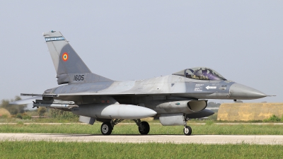 Photo ID 283521 by Milos Ruza. Romania Air Force General Dynamics F 16AM Fighting Falcon, 1605