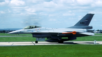 Photo ID 43778 by Joop de Groot. Norway Air Force General Dynamics F 16A Fighting Falcon, 680