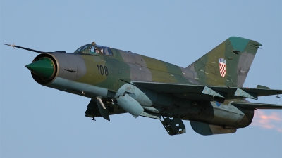 Photo ID 48541 by Ondrej M.. Croatia Air Force Mikoyan Gurevich MiG 21bisD, 108