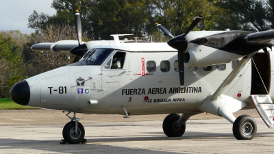 Photo ID 50756 by Martin Kubo. Argentina Air Force De Havilland Canada DHC 6 200 Twin Otter, T 81