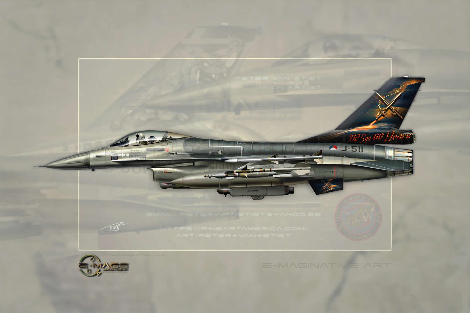 J-511 F-16 Profile