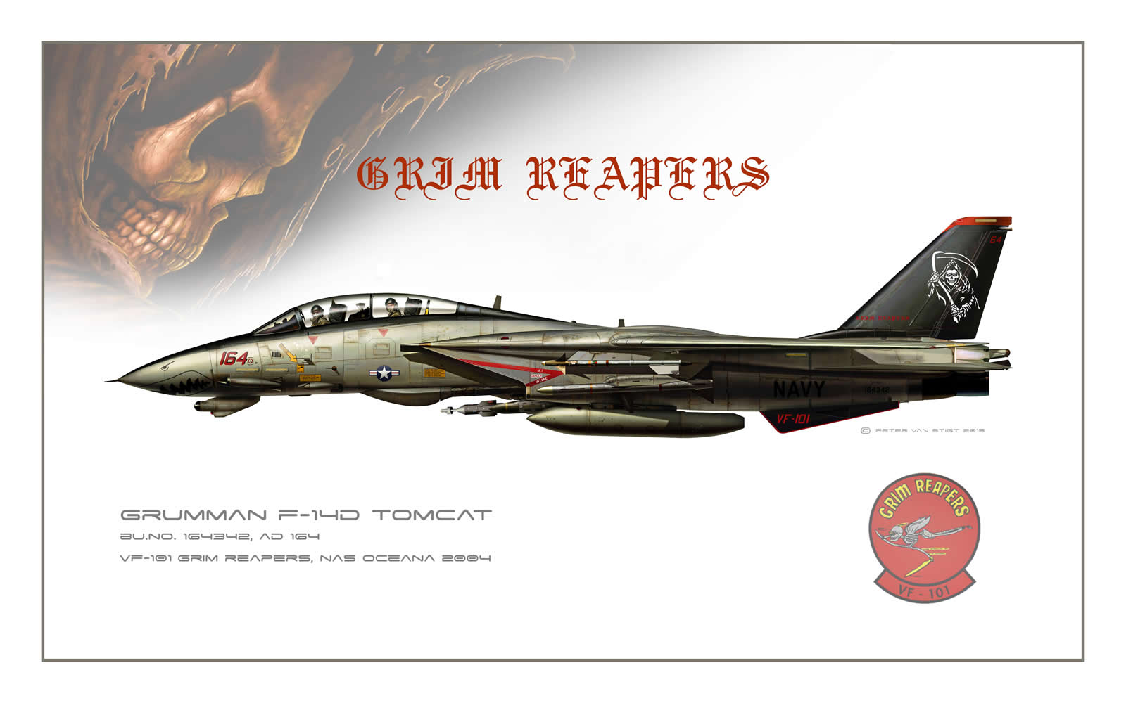 VF-101 Grim Reapers 2004 F-14 Tomcat Profile
