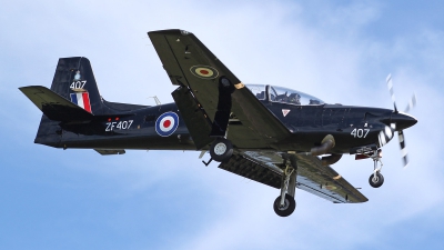 Photo ID 79806 by Mike Griffiths. UK Air Force Short Tucano T1, ZF407