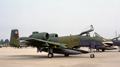 Photo ID 80529 by Gerrit Kok Collection. USA Air Force Fairchild A 10A Thunderbolt II, 79 0198