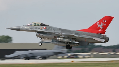 Photo ID 80628 by Bob Wood. Denmark Air Force General Dynamics F 16AM Fighting Falcon, E 195