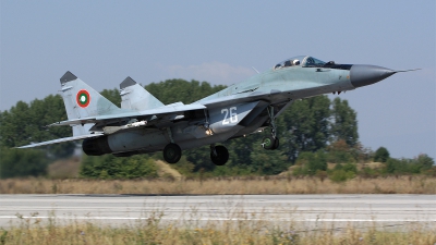 Photo ID 81039 by Georgi Petkov. Bulgaria Air Force Mikoyan Gurevich MiG 29 9 12, 26
