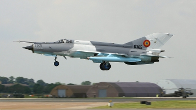 Photo ID 10377 by Tim Felce. Romania Air Force Mikoyan Gurevich MiG 21MF 75 Lancer C, 6305