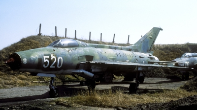 Photo ID 82158 by Joop de Groot. Bulgaria Air Force Mikoyan Gurevich MiG 21F 13, 520