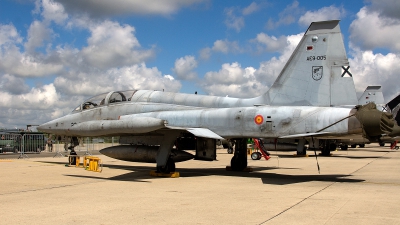 Photo ID 82395 by Jan Eenling. Spain Air Force Northrop SF 5B Freedom Fighter, AE 9 005