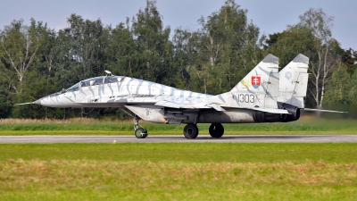 Photo ID 83267 by Mirek Kubicek. Slovakia Air Force Mikoyan Gurevich MiG 29UBS 9 51, 1303