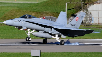 Photo ID 85289 by Martin Thoeni - Powerplanes. Switzerland Air Force McDonnell Douglas F A 18C Hornet, J 5004