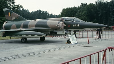 Photo ID 86363 by rob martaré. Belgium Air Force Dassault Mirage 5BA, BA38