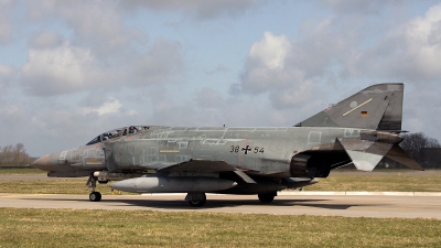 Photo ID 86593 by Jan Eenling. Germany Air Force McDonnell Douglas F 4F Phantom II, 38 54