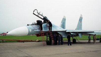 Photo ID 88643 by Michael Baldock. Russia Air Force Sukhoi Su 27UB,  