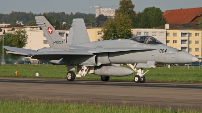 Photo ID 89832 by Andreas Weber. Switzerland Air Force McDonnell Douglas F A 18C Hornet, J 5004