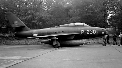 Photo ID 89444 by rob martaré. Netherlands Air Force Republic F 84F Thunderstreak, P 230