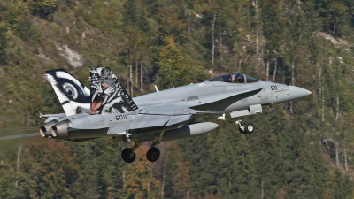 Photo ID 89680 by Lothar Wolf. Switzerland Air Force McDonnell Douglas F A 18C Hornet, J 5011