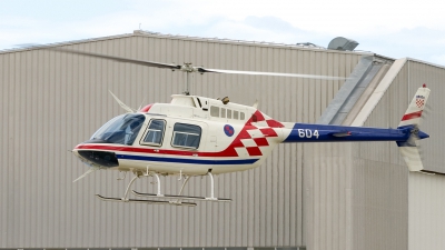 Photo ID 11402 by Chris Lofting. Croatia Air Force Bell 206B 3 JetRanger III, 604