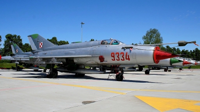 Photo ID 90463 by Stephan Sarich. Poland Air Force Mikoyan Gurevich MiG 21bis LASUR, 9334
