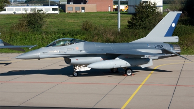 Photo ID 90527 by Jan Eenling. Netherlands Air Force General Dynamics F 16AM Fighting Falcon, J 192