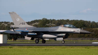 Photo ID 91388 by Jan Eenling. Netherlands Air Force General Dynamics F 16AM Fighting Falcon, J 513